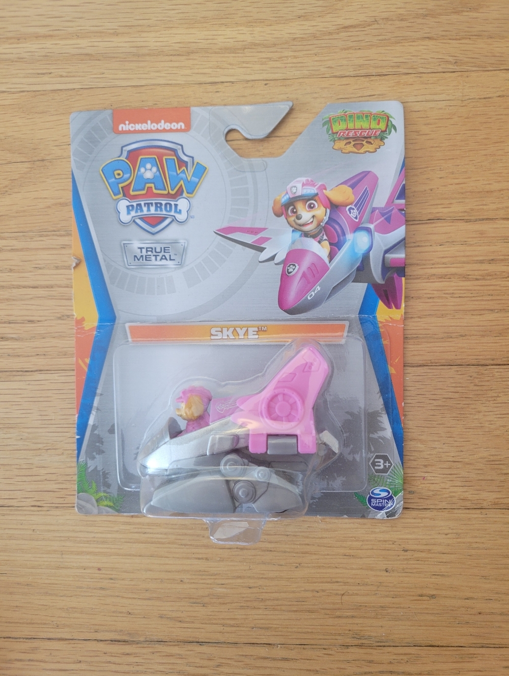 NIP Nickelodeon Paw Patrol Skye Pink and Silver True Metal Plane